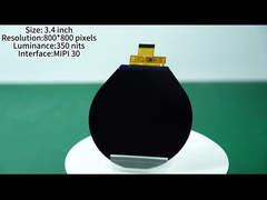 3Display circolare da 0,4 pollici Display con risoluzione di 480x480 pixel Display con interfaccia MIPI