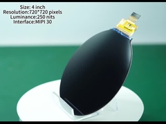 4Modulo di visualizzazione LCD circolare da 0,0 pollici 720*720 pixel Display TFT ad alta risoluzione con retroilluminazione LCD